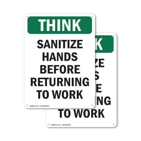 Signmission Safety Culture Sign, 18 in Width, Plastic, Rectangle OS-2PACK-TS-P-1824-V-11909